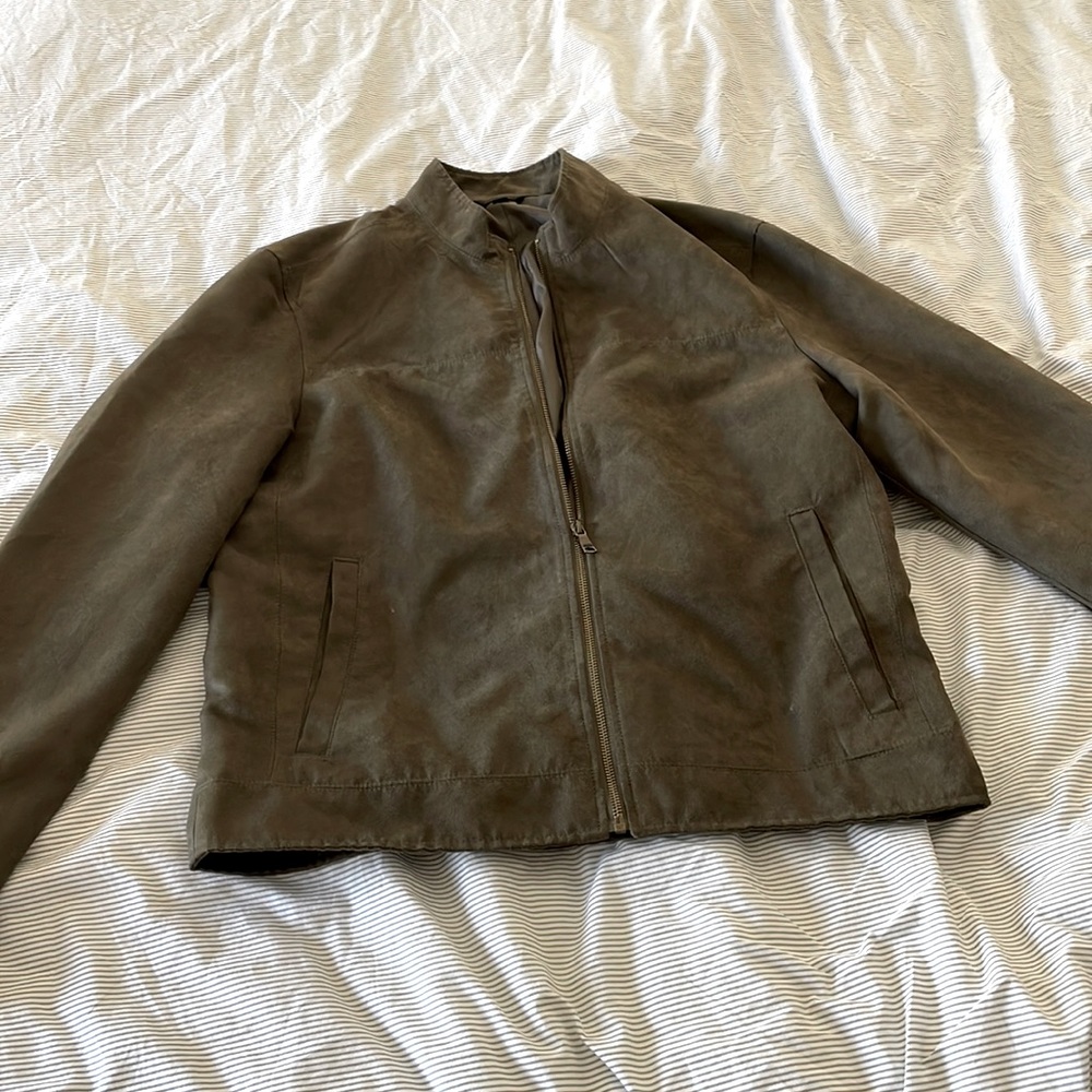 Banana republic vegan suede jacket